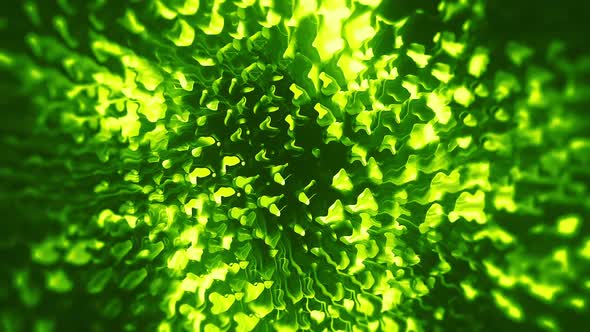 Green Liquid Abstract Background