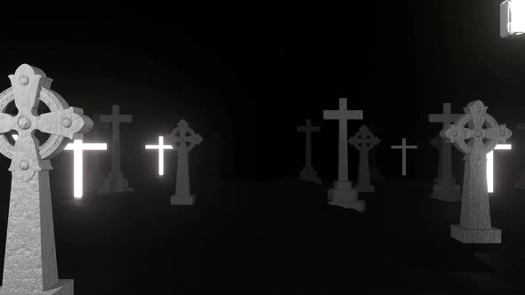 Halloween Cross Neon 01 