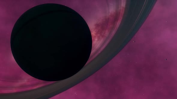 Space Background - Rocky Exoplanet alt