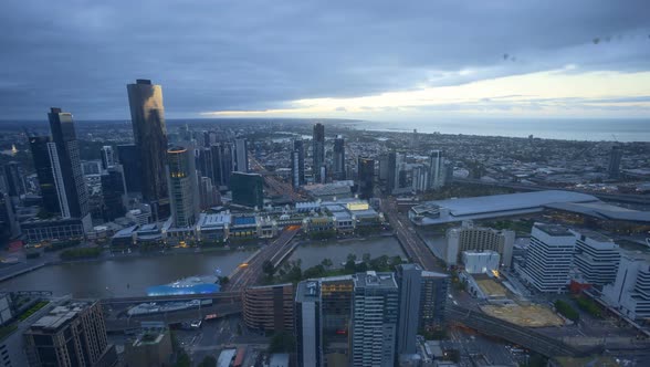 Sunrise at Melbourne, Australia