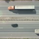 Aerial View on the Highway with Autos and Trucks - VideoHive Item for Sale