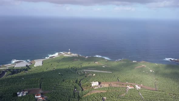 Banana Cultivation on La Palma Island, Canary Islands, Spain