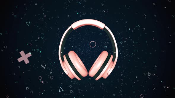 Particle Obkect Head Phones 03