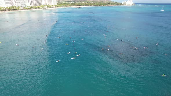 Waikiki Beach Surfers 4 K