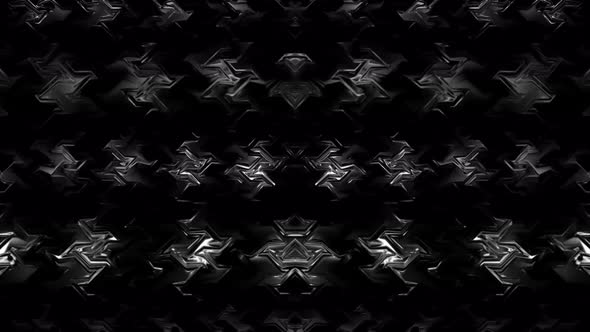 Black-White Abstract Loop Background