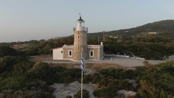 Flying Around The Lighthouse