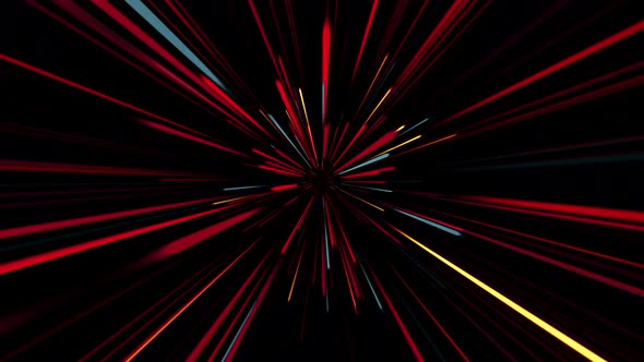 Abstract Colorful Space Energy Speed Lights