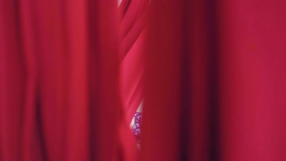 Hammocks with Lying and Swinging Women After Yoga Workout alt