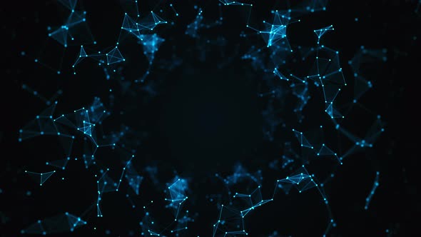 Digital Polygon Abstract Background 870-4K