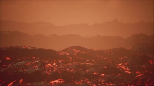 Lava Flame on Black Ash Background alt