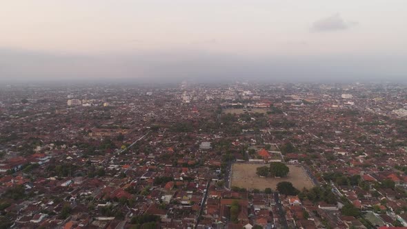Aerial View Yogyakarta Indonesia alt