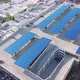Solar PV Solution Installed at the Rooftop of a Parking Lot As Seen From Above - VideoHive Item for Sale