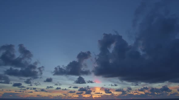 Clouds Moving Slowly In Sunset 2 alt