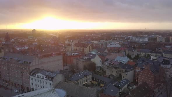 Aerial View of Lund, Sweden