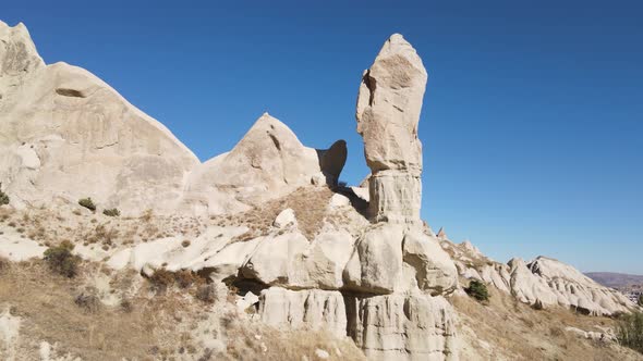 Cappadocia Landscape Aerial View. Turkey. Goreme National Park alt