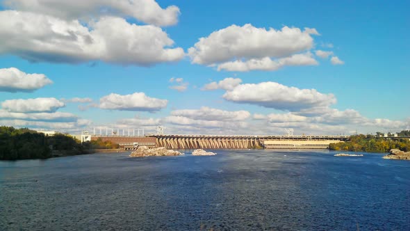 Time Lapse of the Dnieper Hydroelectric Station