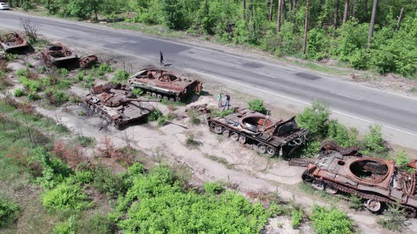 War in Ukraine  Destroyed Military Hardware alt