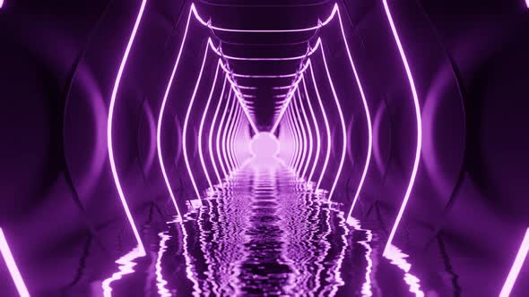 Neon Tunnel Animation