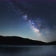 Stars, Planet Mars and the Milky Way over a Mountain Lake Night Time Lapse 4k - VideoHive Item for Sale