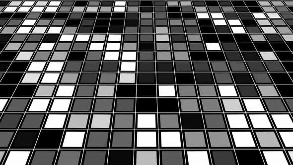 Monochrome Field Of Squares alt