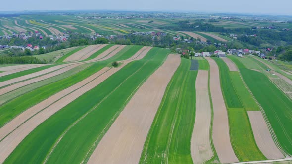 Farmland From A Drone