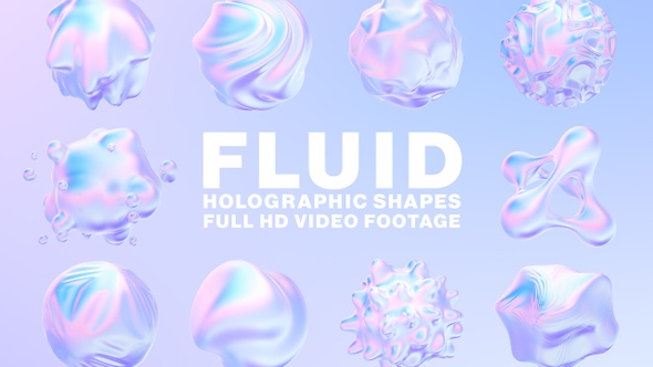 Fluid Holographic Shapes Bundle