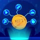 NFT Mint Space with Cryptocurrency Coin - VideoHive Item for Sale