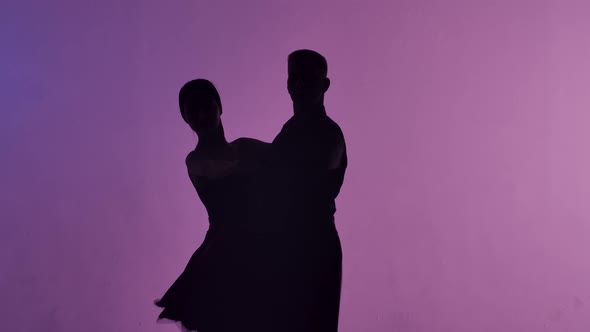 Elements of Argentine Tango Performed By Pair of Dancers alt