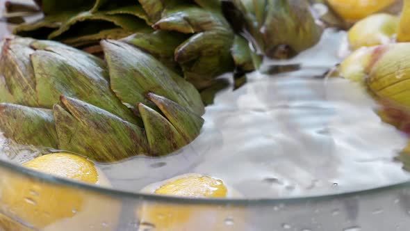 Cooking Artichoke at the Kitchen alt