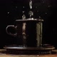 Pouring Water Into An Overflowing Cup - Slow Motion - VideoHive Item for Sale