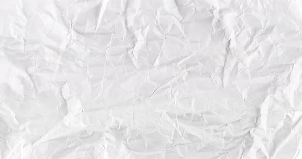 blank white crumpled and creased paper