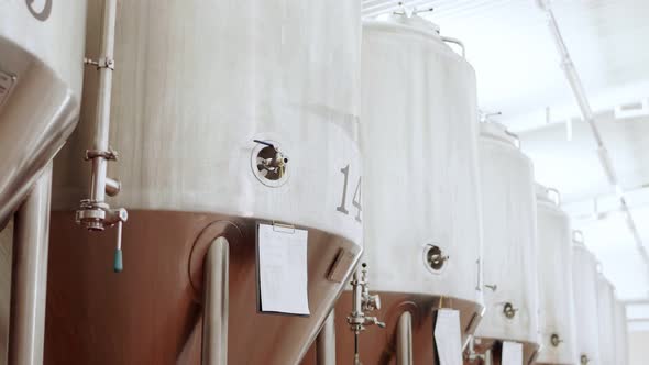 Large Tanks for Beer Fermentation