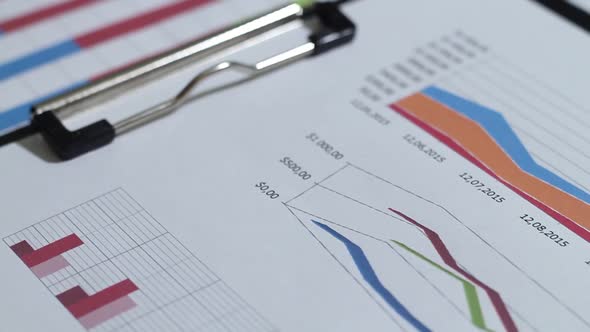 Business Chart Sales Report