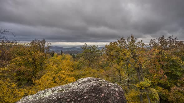 Time lapse of beautiful nature around Brno in the Czech Republic alt