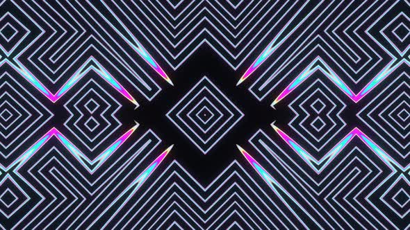 Abstract Pulsating Lines in a Looped Background alt
