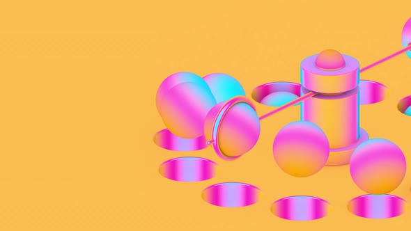 3D  looped animation
