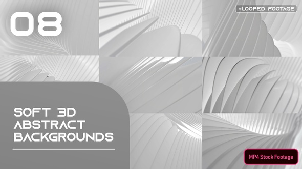 Soft 3D Abstract Backgrounds