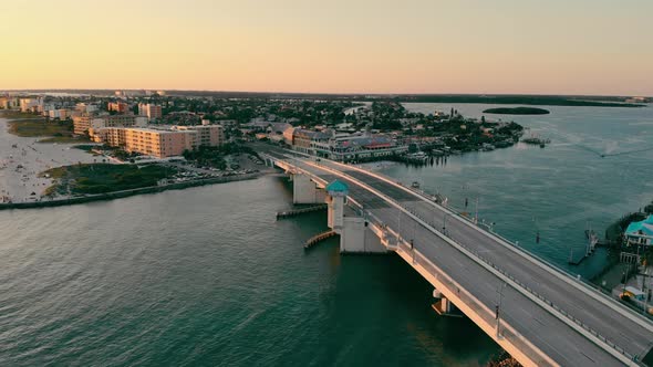 Johns Pass Madeira Beach AERIAL alt