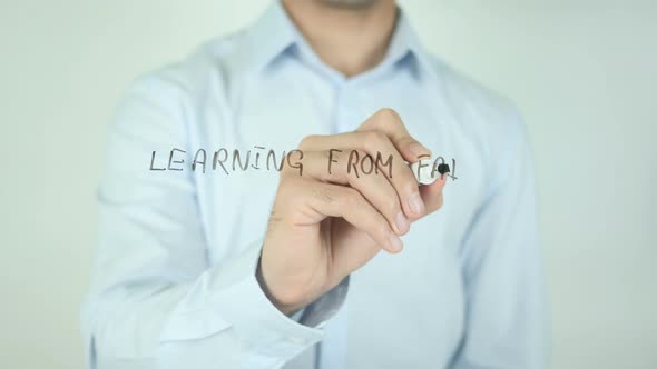 Learning From Failure, Writing On Screen alt