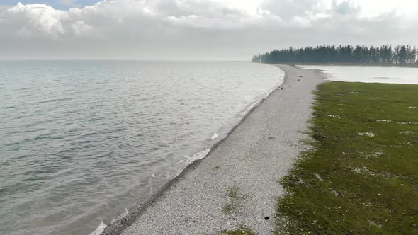 Lake Baikal is a Rift Lake in Southern Siberia, Russia alt