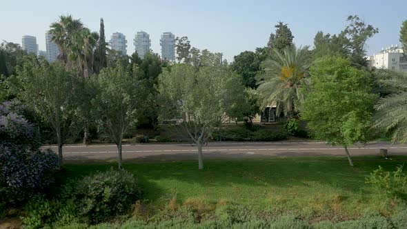 People Cycling and running at the Yarkon Park by the River