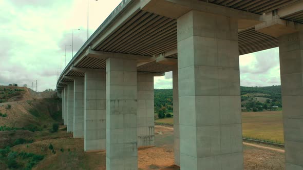 viaduct structure on highway