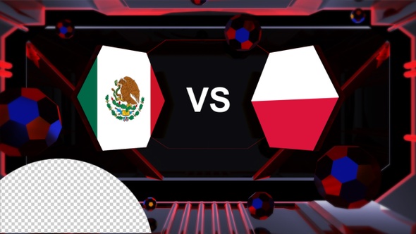 Mexico Vs Poland Football World Cup Qatar 2022 Vs Card Transition alt