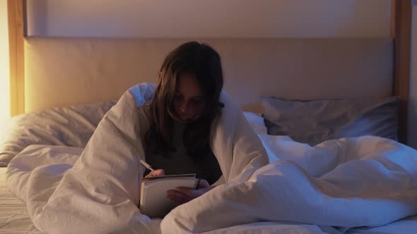 Child Hobby Bedtime Leisure Inspired Girl Writing alt