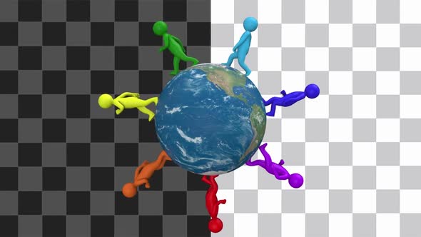 Colorful People Around The World alt