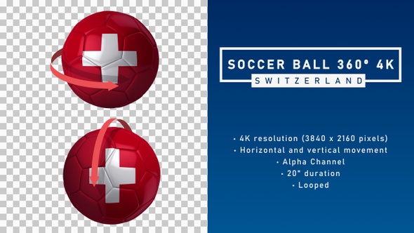 Soccer Ball 360º 4K - Switzerland