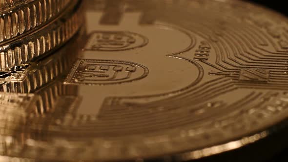 Silver And Golden Virtual Bitcoins