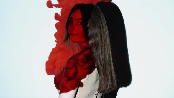 Woman Period Female Healthcare Menstrual Lady Red alt