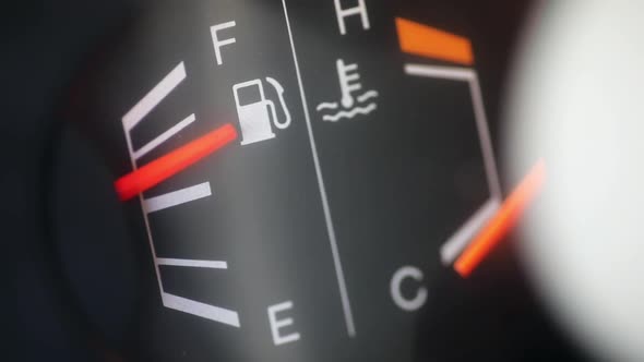 Car's fuel gauge