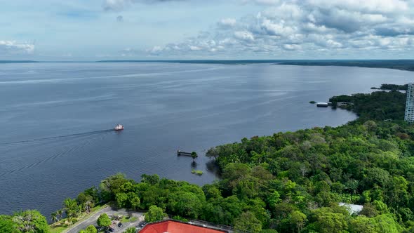 Stunning landscape of Amazon Forest at Amazonas State Brazil. alt